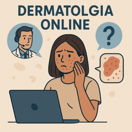 imagem sobre dermatologista online