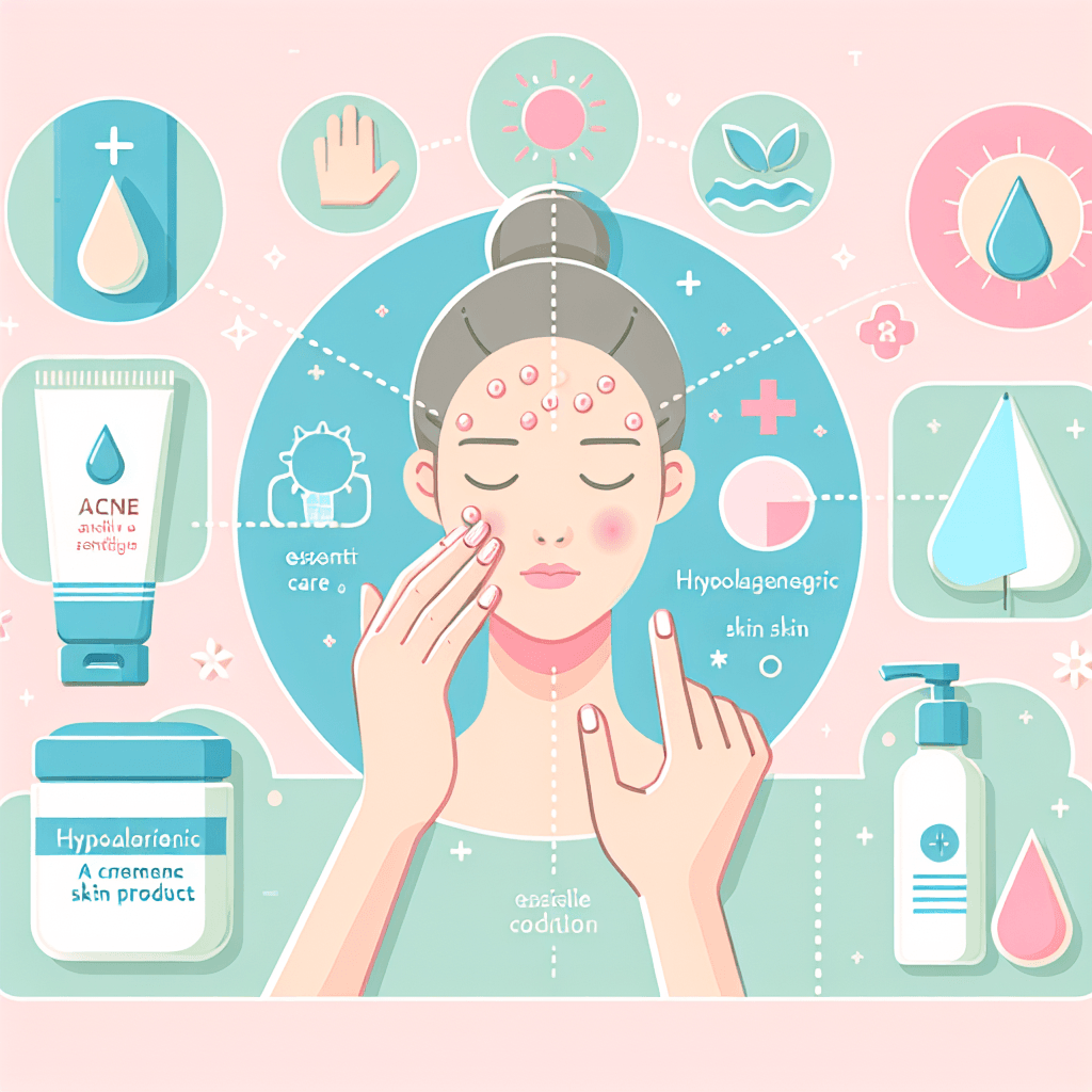 como tratar espinhas em peles sensíveis