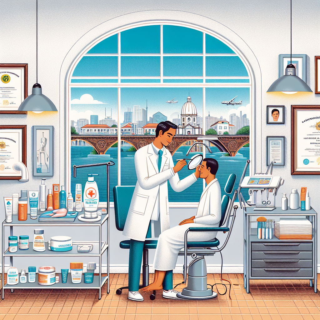 “Dermatologista em Porto Alegre” is already in Portuguese. It translates to “Dermatologist in Porto Alegre” in English.