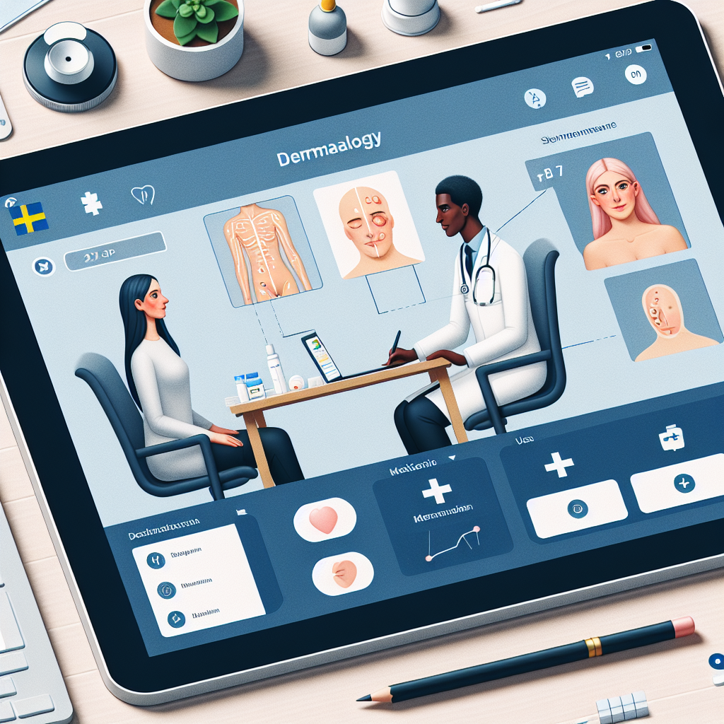 Suécia: Consulta de Dermatologia Online